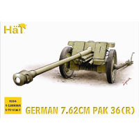 HaT 8156 1/72 German PaK 36(r) ATG Plastic Model Kit
