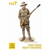 HaT 8190 1/72 ANZAC Heavy Weapons Plastic Model Kit