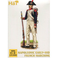 HaT 8296 1/72 Nap Mid-early French Marching Plastic Model Kit
