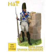 HAT 1/72 Napoleonic Spanish Grenadiers HAT8301