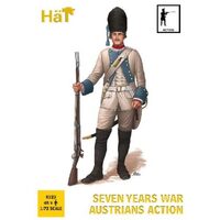 HaT 8323 1/72 7YW Austrians Action Plastic Model Kit