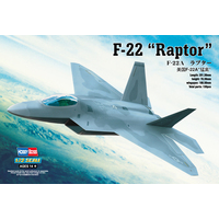 HobbyBoss 1/72 F-22A "Raptor" Plastic Model Kit [80210]