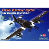 HobbyBoss 1/72 P-51B Mustang Fighter Plastic Model Kit [80242]