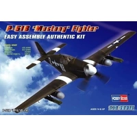 HobbyBoss 1/72 P-51B Mustang Fighter Plastic Model Kit [80242]
