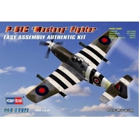 HobbyBoss 1/72 P-51C Mustang Fighter Plastic Model Kit [80243]