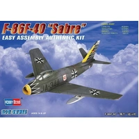 HobbyBoss 1/72 F-86F-40 Sabre Fighter Plastic Model Kit [80259]