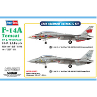 HobbyBoss 1/72 F-14A Tomcat VF-1, "Wolf Pack" Plastic Model Kit [80279]