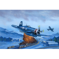 HobbyBoss 1/48 F4U-4 Corsair Late version Plastic Model Kit [80387]