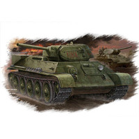 HobbyBoss 1/48 Russian T-34/7 6 MOD42 84806 Plastic Model Kit