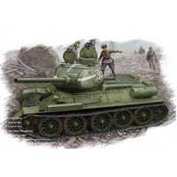 HobbyBoss 1/48 Russian T-34/85 1944 Tank 84807 Plastic Model Kit
