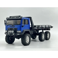 [Scratch and Dent] HobbyPlus 1/18 CR-18P 6X6 Flatbed (Blue) Brushed