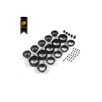 Hobby Plus Internal Bead Lock Wheel Set (Black)