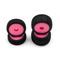 HobbyPlus Front/Rear Tire Set (Pink )