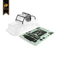 Hobby Plus 605008 Defender Body + Roll Cage (CLear Lexan)