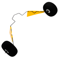 Hobbyzone Landing Gear with Wheels, Champ Anniversary Edition