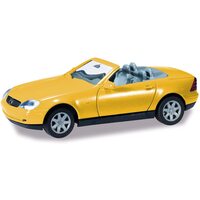 Herpa 1/87 Mercedes-Benz SLK Roadster Yellow (Herpa Minikit)