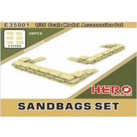 Hero Hobby E35001 1/35 Sandbags Set Plastic Model Kit