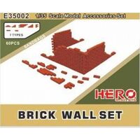 Hero Hobby E35002 1/35 Brick Walls Plastic Model Kit