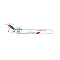Herpa 1/500 Balkan Bulgarian Airlines Tupolev TU-154M Diecast Model
