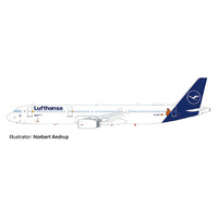 Herpa 1/200 Airbus A321 Lufthansa "Die Maus" Diecast Aircraft
