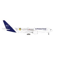 Herpa 1/400 Lufthansa Cargo Boeing 777F "Sustainable Fuel - Powered by DB Schenker"