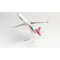 Herpa 1/200 Arkia Israeli Airlines Airbus A321LR 4X-AGH Diecast Aircraft