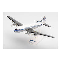 Herpa 1/125 Pan American World Airways Douglas DC-4 Snap-Fit Plastic Aircraft