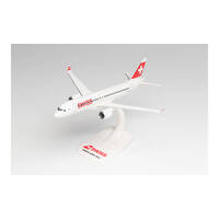 Herpa 1/200 Swiss International Air Lines Airbus A220-300 Snap-Fit Plastic Aircraft