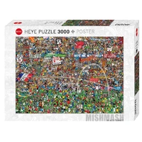 Heye 3000pce Bennett Foobtball History Puzzle 29205