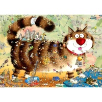 Heye 1000pc Degano Cats Life