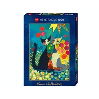 Heye 1000pc Wachtmeister, Flowerbed Jigsaw Puzzle