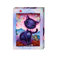 Heye 1000pc Black Kitty Jigsaw Puzzle