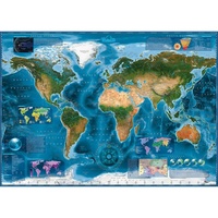 Heye 2000pc Map Art Satellite Map Puzzle