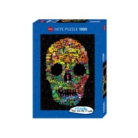 Heye 1000pce Burgerman Doodle Skull