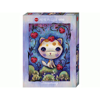 Heye 1000pc Dreaming, Strawberry Kitty Jigsaw Puzzle