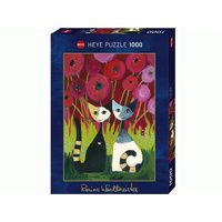 Heye 1000pc Wachtmeister,Poppy Canopy Jigsaw Puzzle
