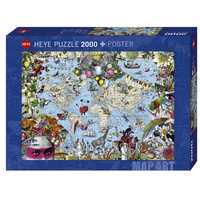 Heye Map Art Quirky World 2000pc