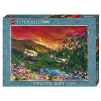 Heye 1000pc Felted Art, Washing Line Jigsaw Puzzle
