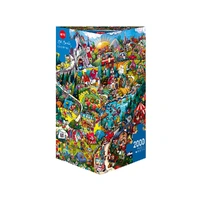 Heye 2000pc Berman Go Camping Jigsaw Puzzle
