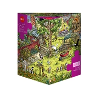Heye 1000pc Simon's Cat Garden Adventures Jigsaw Puzzle