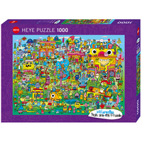 Heye 1000pc Burgerman Doodle Village Jigsaw Puzzle