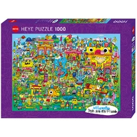 Heye 1000pc Burgerman Doodle Village Jigsaw Puzzle