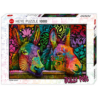 Heye 1000pc Jolly Pets Donkey Love Jigsaw Puzzle