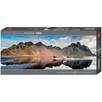 Heye 1000pc Panorama Iceland Horses Jigsaw Puzzle