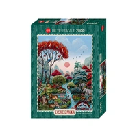 Heye 2000pc Exotic Garden Wildlife Jigsaw Puzzle