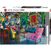 Heye 1000pc Home Room With Deer Jigsaw Puzzle