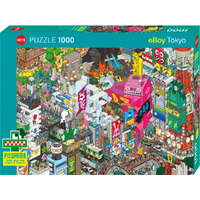 Heye 1000pc Eboy Tokyo Quest Jigsaw Puzzle