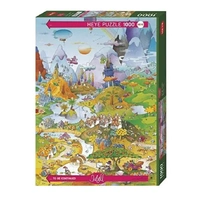 Heye 1000pc Mordillo Idyll Lake Jigsaw Puzzle