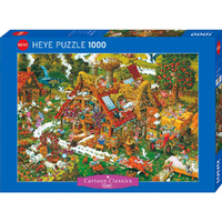 Jumbo 1000pc Ryba, Funny Farm Jigsaw Puzzle