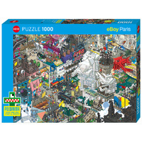 Heye 1000pc Eboy, Paris Quest Jigsaw Puzzle